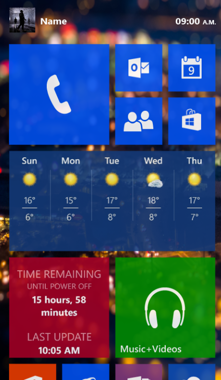Windows Phone 9イメージ