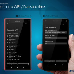 Connect to WiFi (WP8.1) / Date and time (W10M)