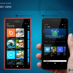 Windows Store - main view at launch