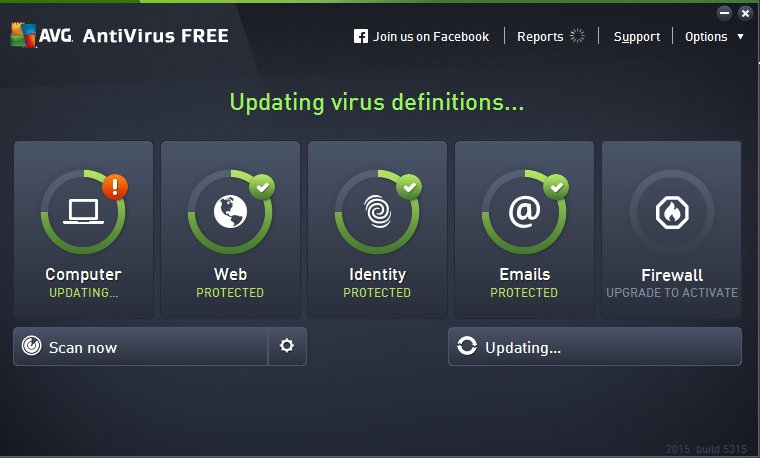 AVG Anti-Virus Free 2015