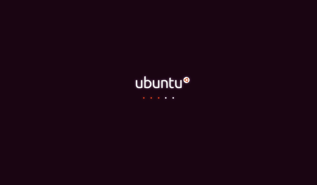 Ubuntu  Boot Screen