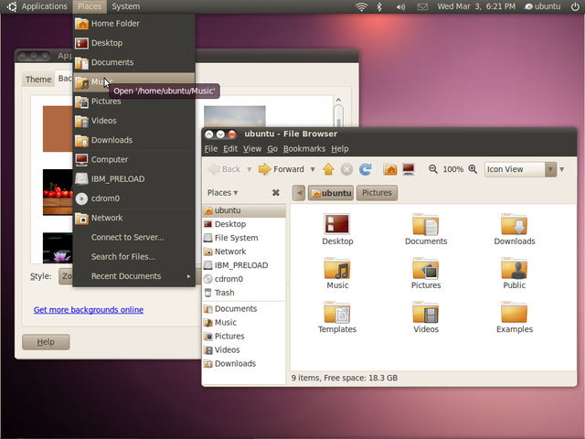 Ubuntu  Desktop Dark Theme
