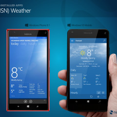MSN Weather (WP8.1) / Weather (W10M)