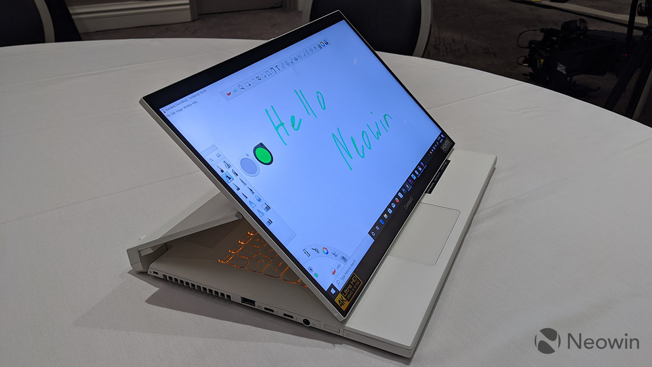 Checking Acer's ConceptD 7 Ezel, a convertible with RTX graphics - Neowin
