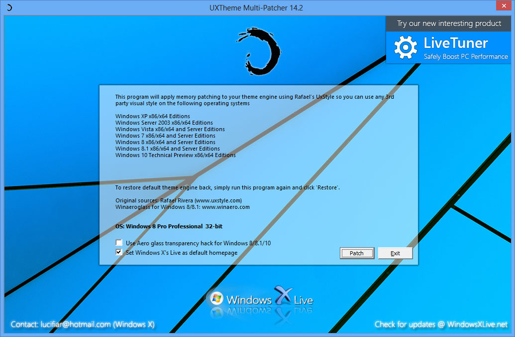 patch uxtheme pour windows 7