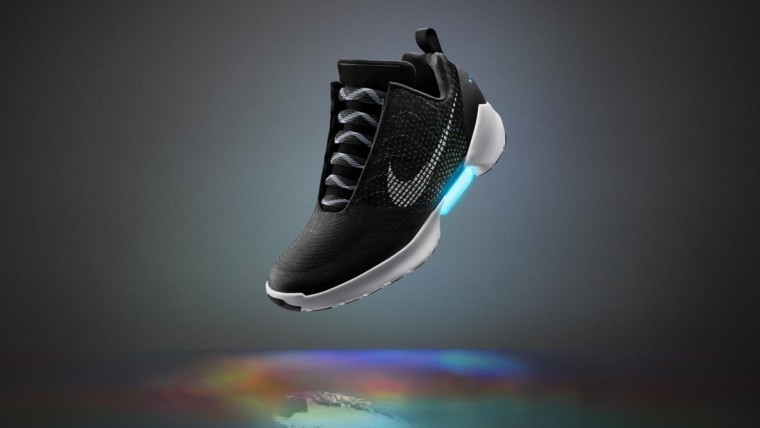 Nike unveils self-lacing shoes, HyperAdapt 1.0